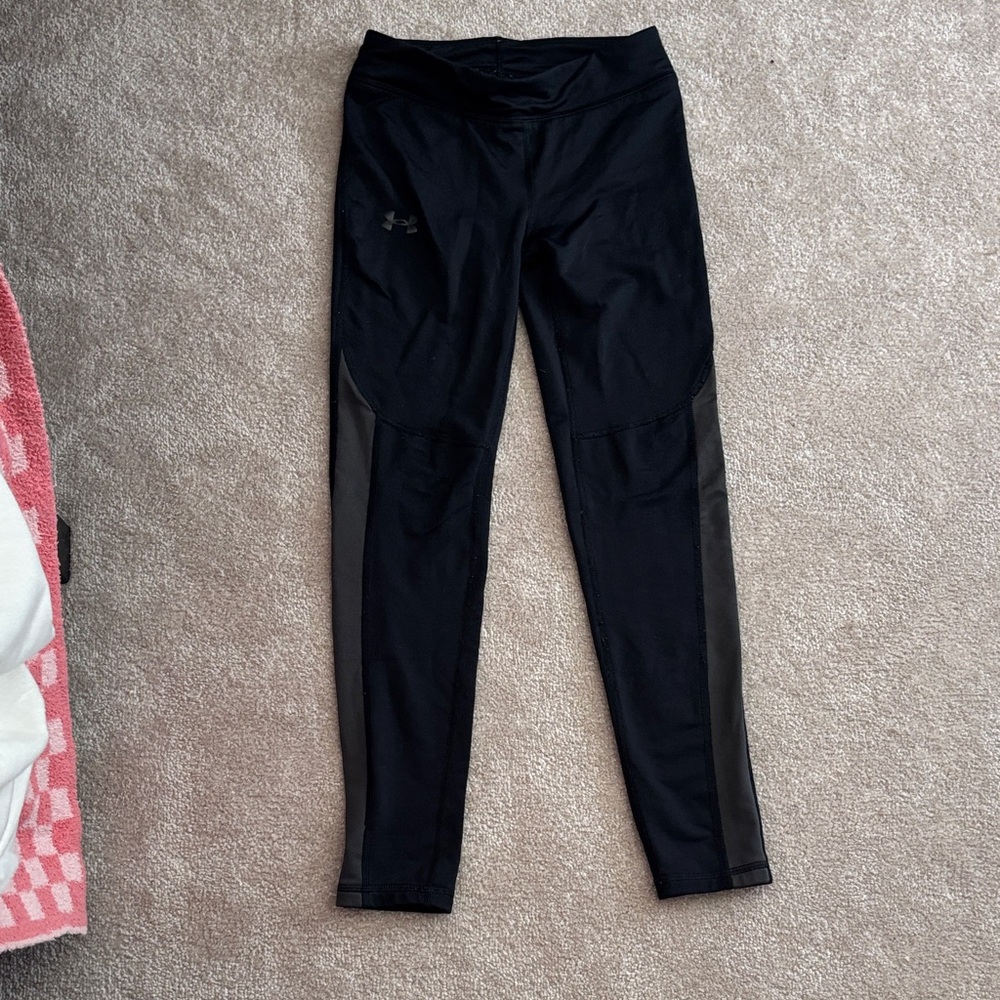 Under Armour Jet Black Performance Leggings